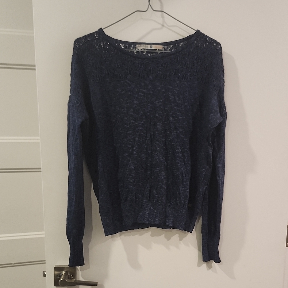 P2P 23" Heritage Women's Deep Blue Crew Neck Sweater